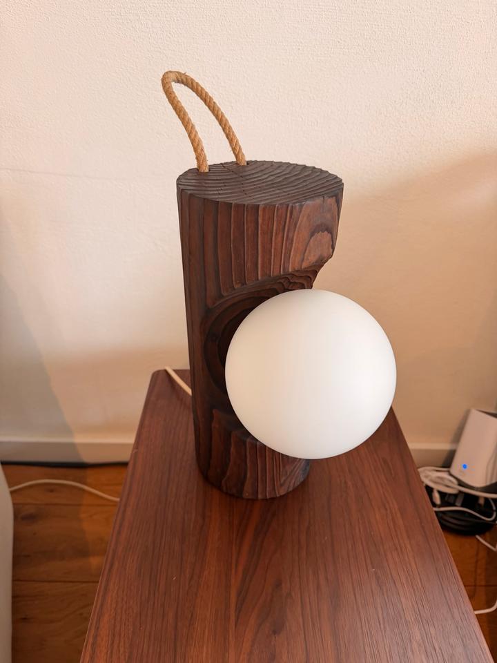 Vintage Original Temde Typ 16 Tischlampe/Wandlampe | Brutalismus – Ansicht 4