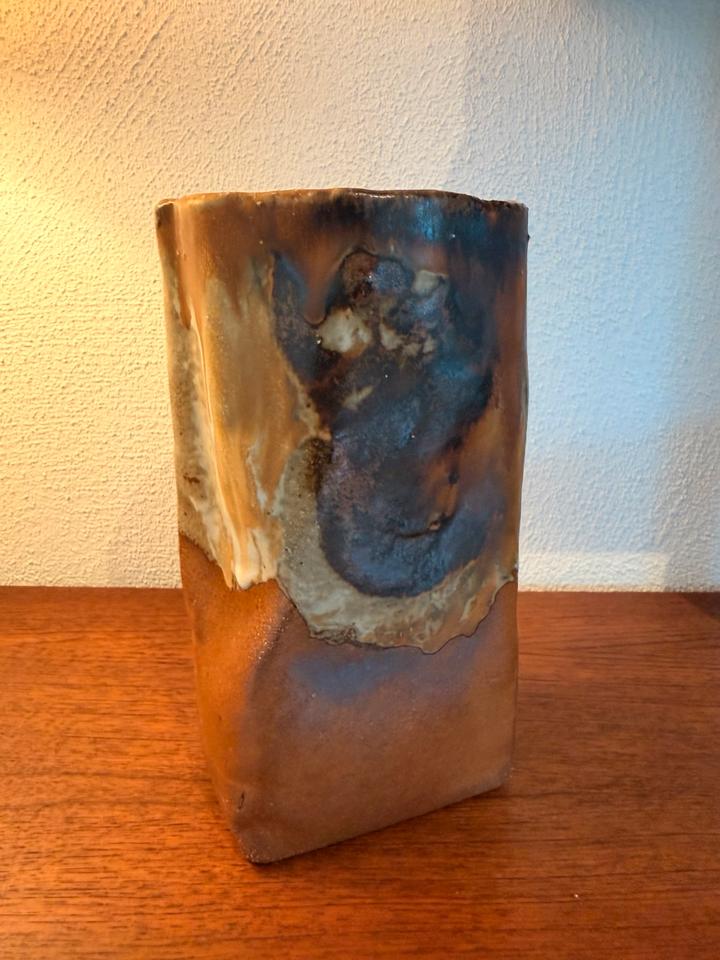 Axella Design Vase Dänemark Mid Century Keramik Brutalismus