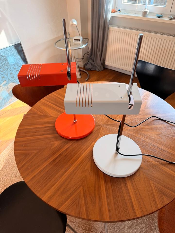 Duo Vintage 70er Schreibtischlampen Space Age Architektenlampe – Ansicht 5