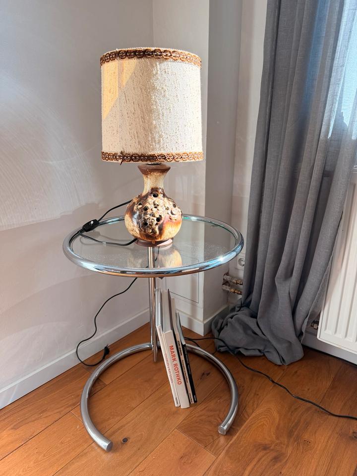 Vintage Tischlampe Fat Lava 70er Keramik Stehlampe Mid Century – Ansicht 4