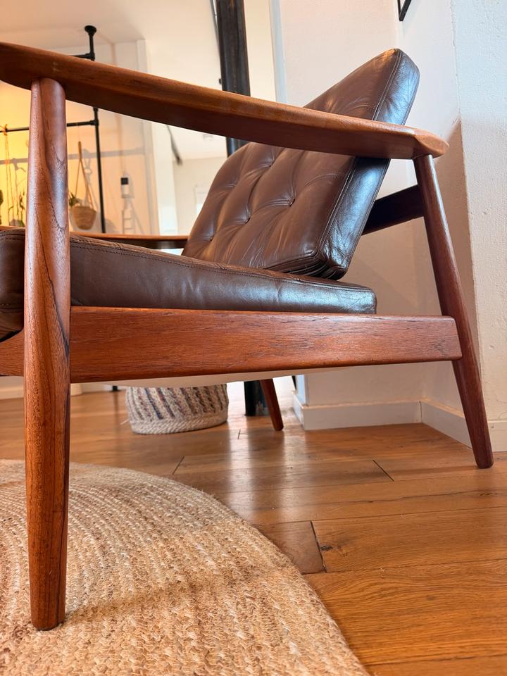 Arne Vodder FD 164 Lounge Chair | CADO Denmark | Teak & Leder – Ansicht 8