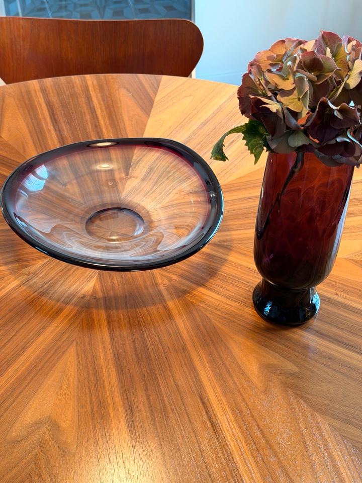 Kosta Boda Vicke Lindstrand Schale & Vase Glas Set Mid Century – Ansicht 13