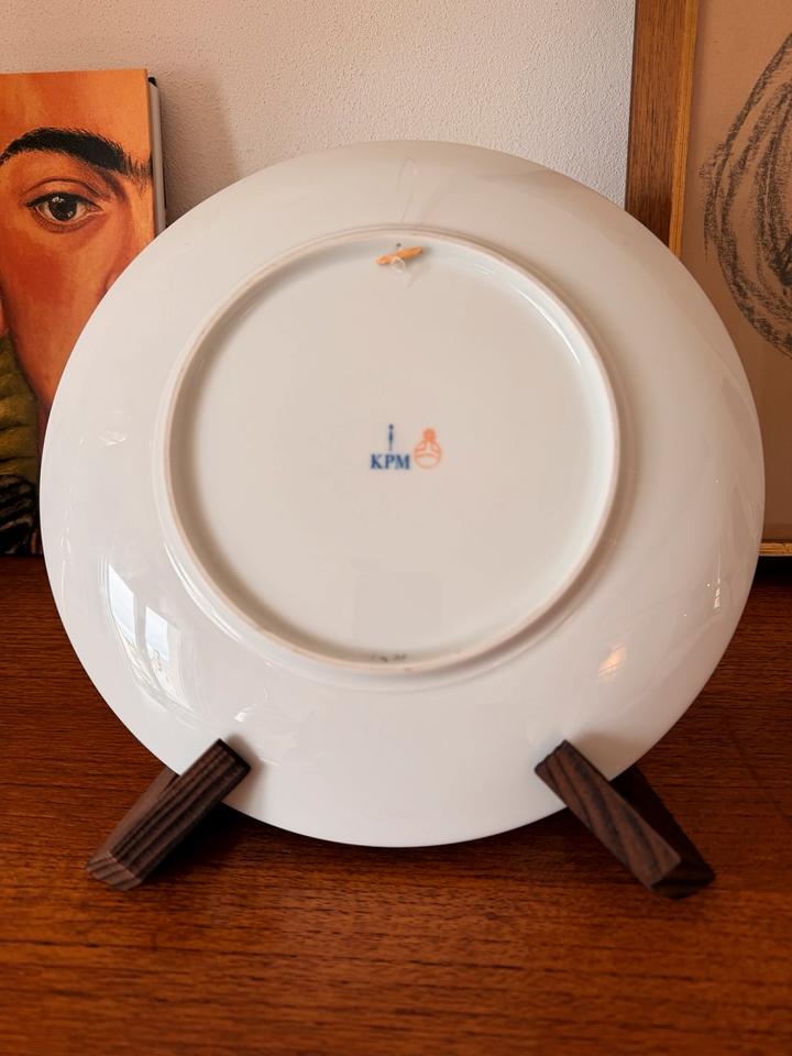 KPM Berlin Teller Urbino Sonderdekor 99 Farbtupfen Handbemalt – Ansicht 6