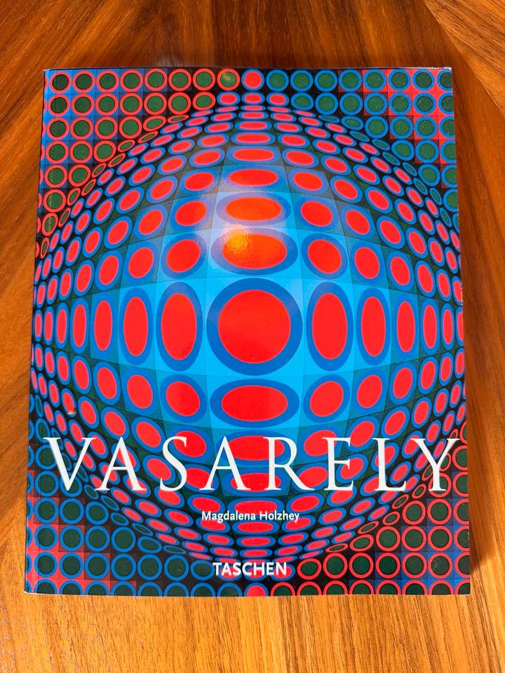 Vintage Op Art Wandobjekt Moiré Metall 1972 + Vasarely Buch – Ansicht 3