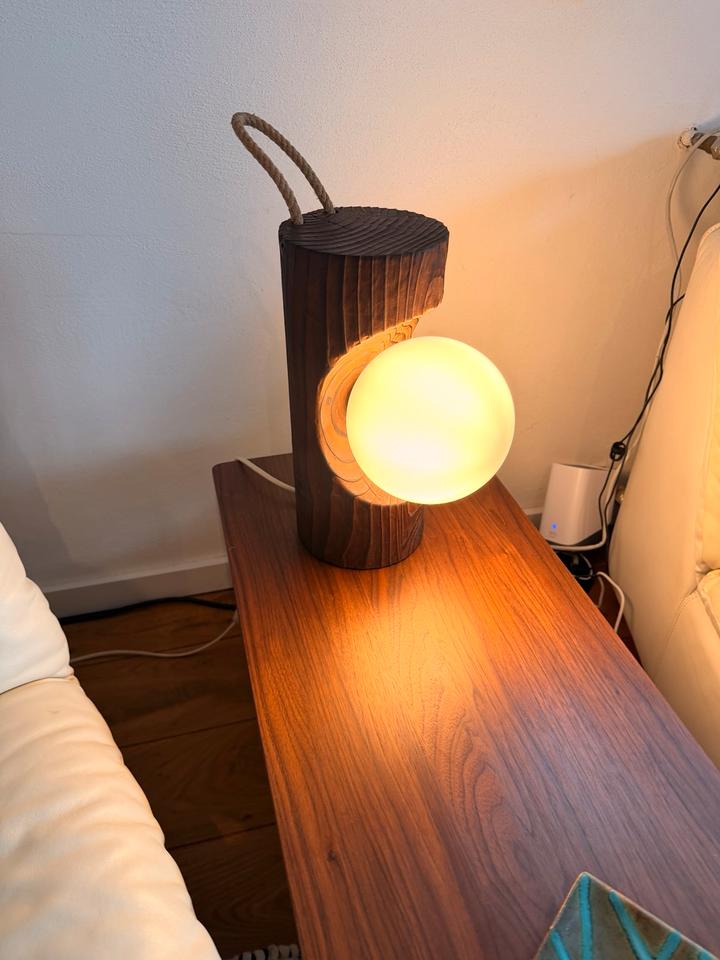 Vintage Original Temde Typ 16 Tischlampe/Wandlampe | Brutalismus – Ansicht 9