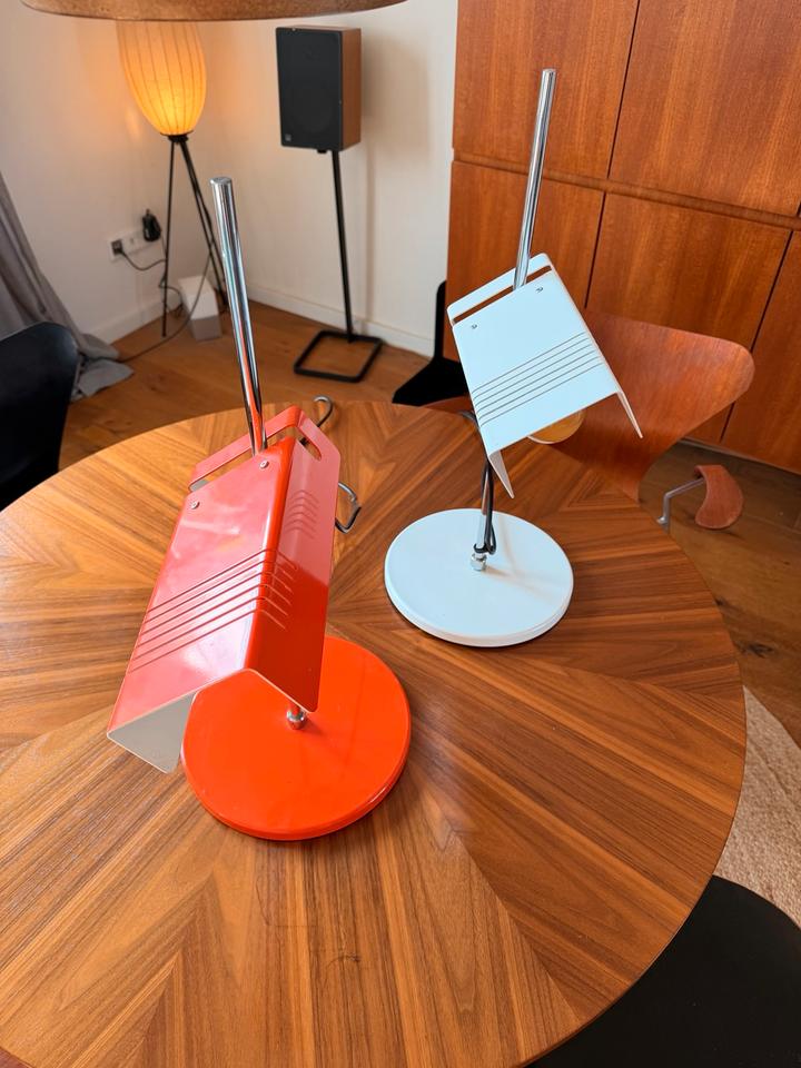 Duo Vintage 70er Schreibtischlampen Space Age Architektenlampe – Ansicht 4