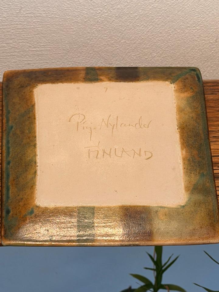 Vintage Pirjo Nylander Studiokeramik Schale Finnland Mid Century – Ansicht 5