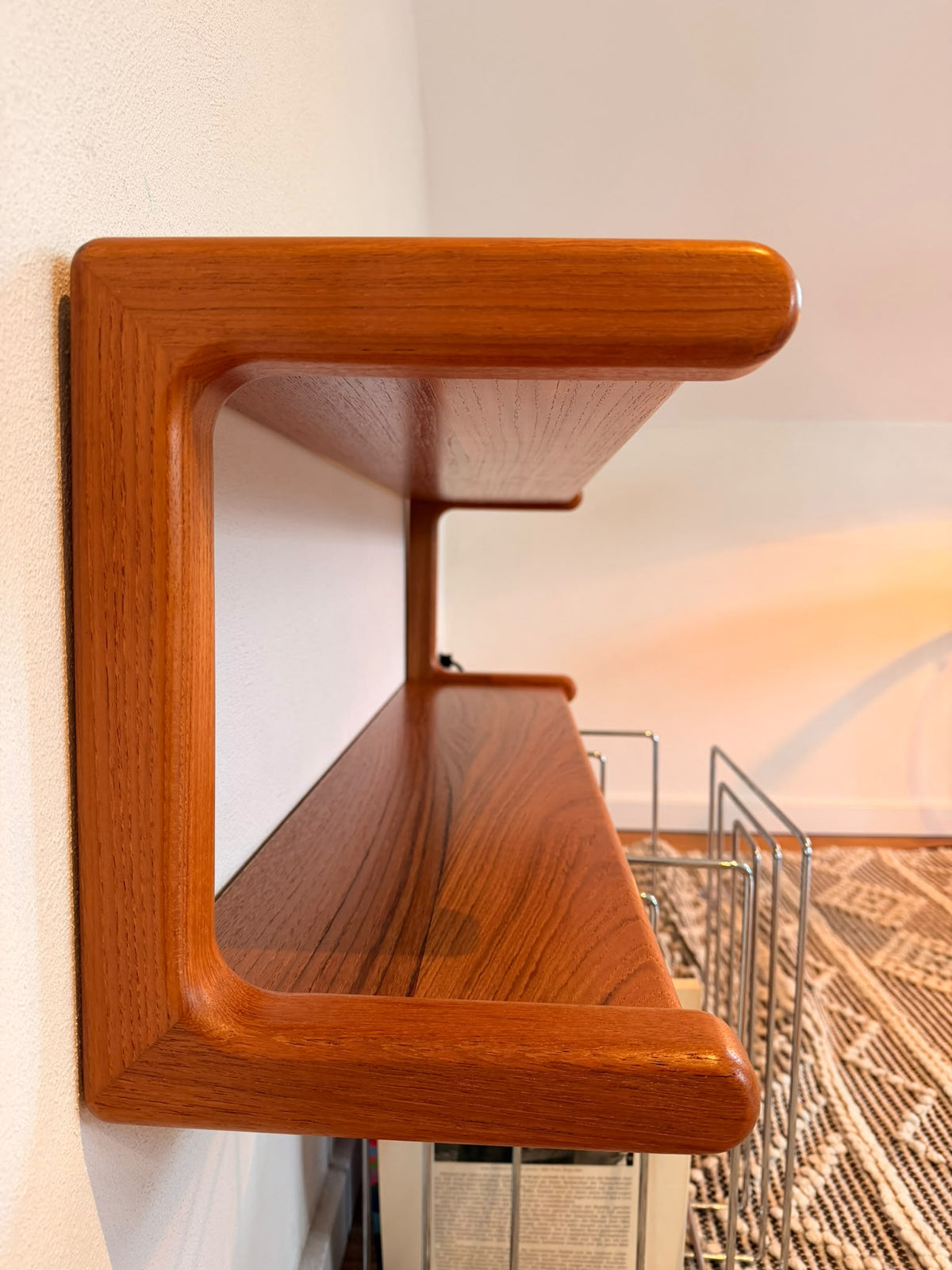 Teak-Wandregal | Dyrlund zugeschrieben | Danish Modern – Detailaufnahme 3