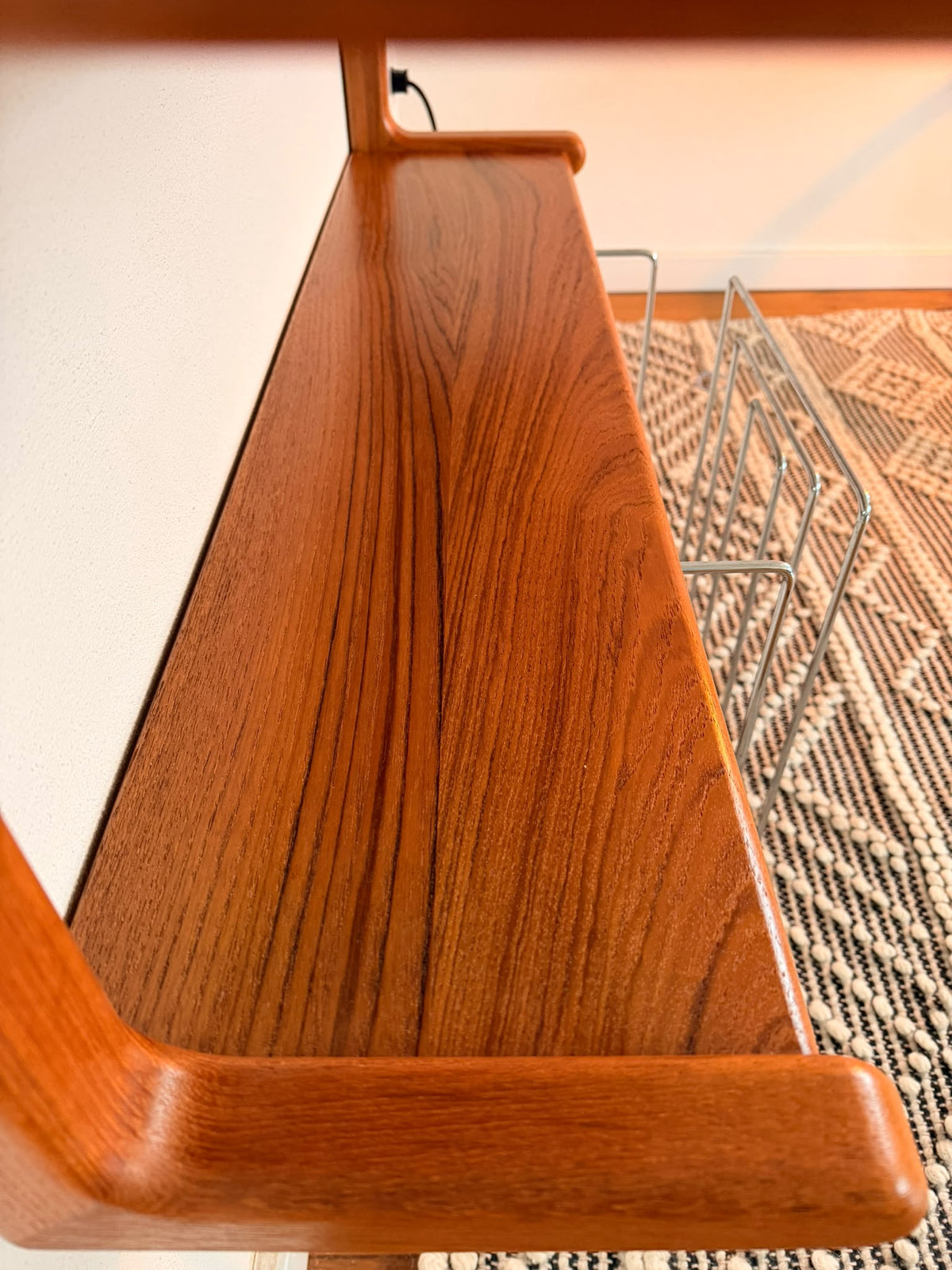 Teak-Wandregal | Dyrlund zugeschrieben | Danish Modern – Detailaufnahme 6