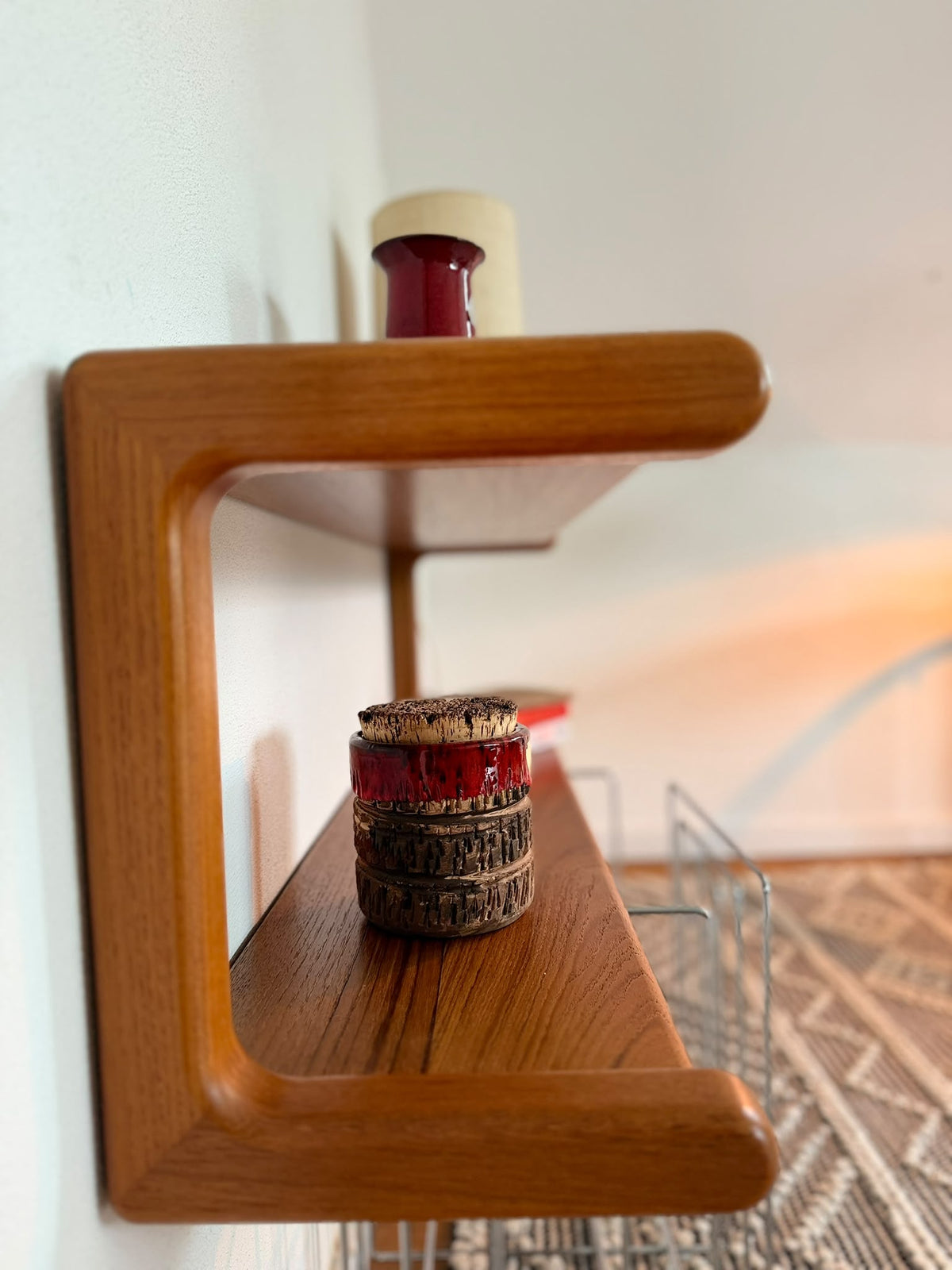 Teak-Wandregal | Dyrlund zugeschrieben | Danish Modern – Detailaufnahme 17