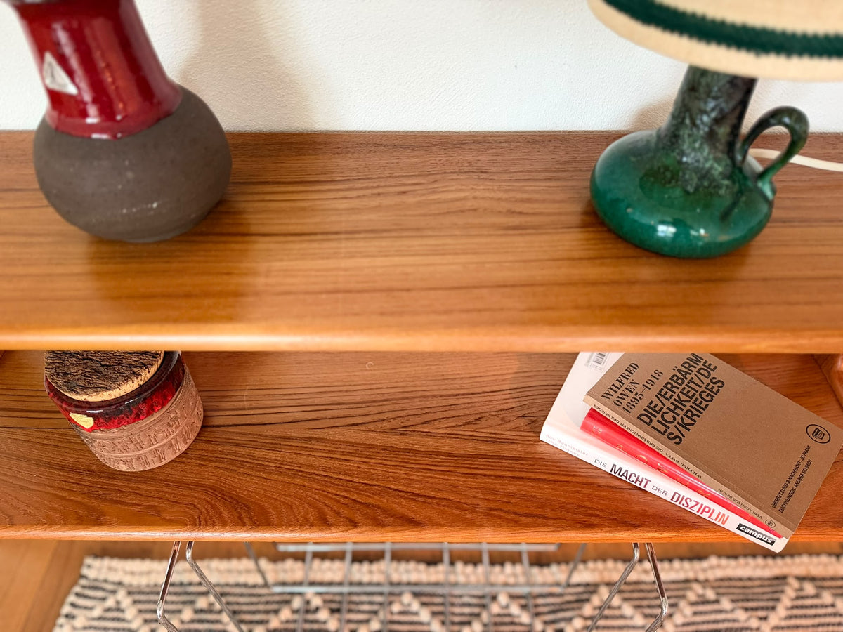 Teak-Wandregal | Dyrlund zugeschrieben | Danish Modern – Detailaufnahme 19