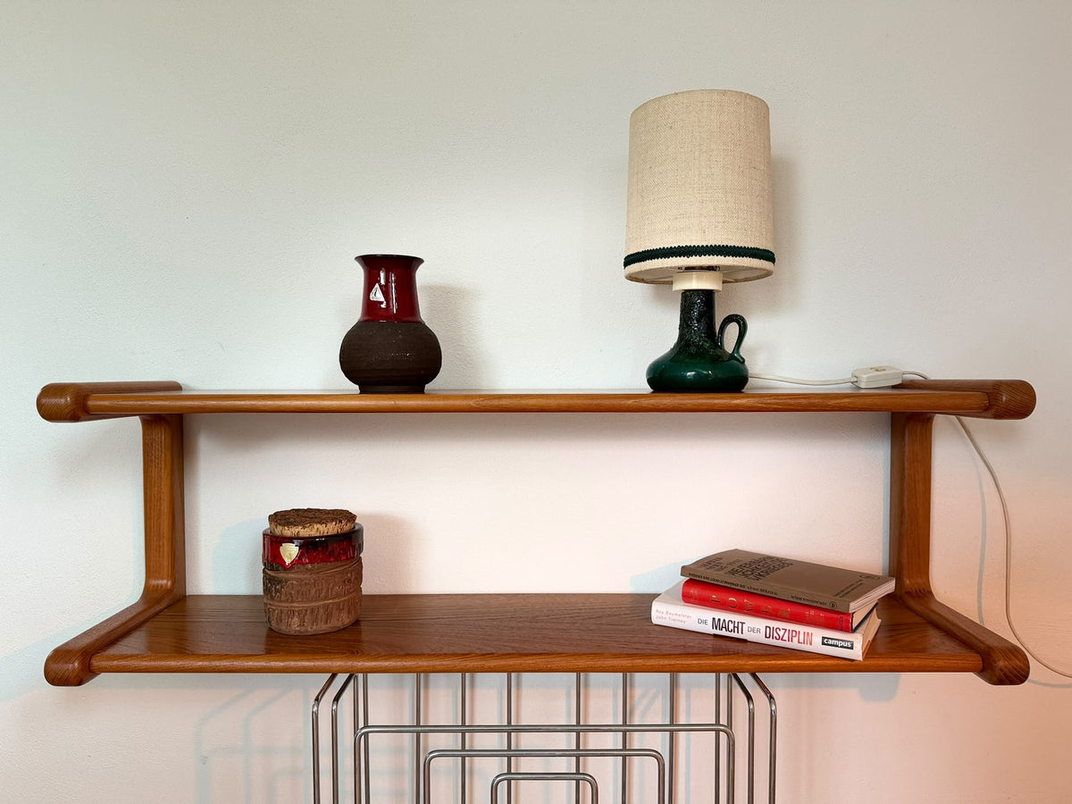 Teak-Wandregal | Dyrlund zugeschrieben | Danish Modern – Detailaufnahme 23