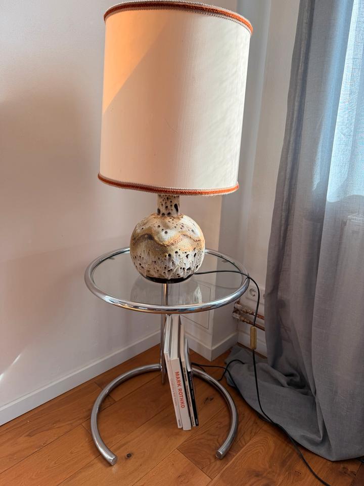 Große Vintage Fat Lava Tischlampe Stehlampe 70er Keramik – Ansicht 3