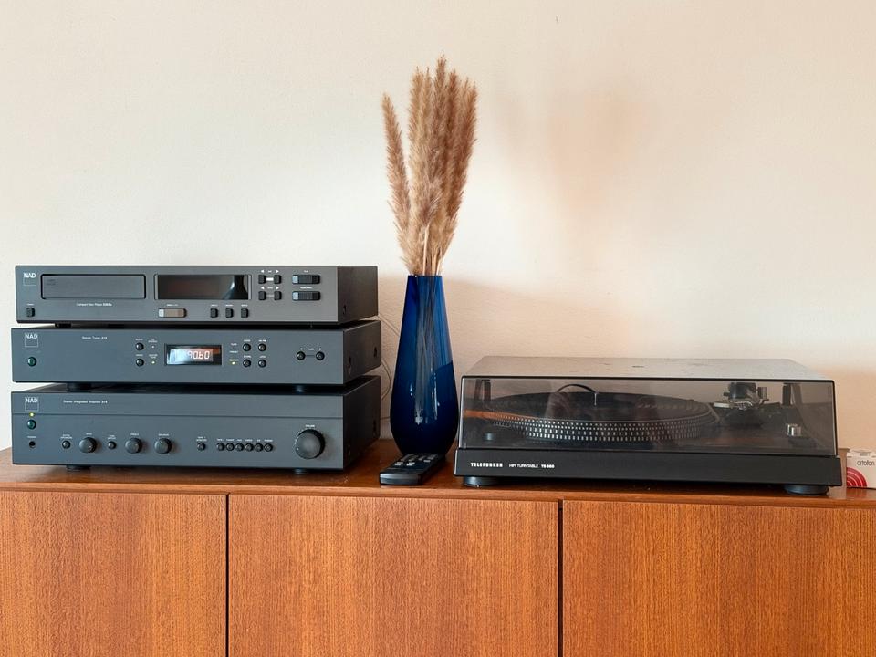 NAD 314 HiFi Set | Telefunken TS 860 | B&W 601 + Ständer