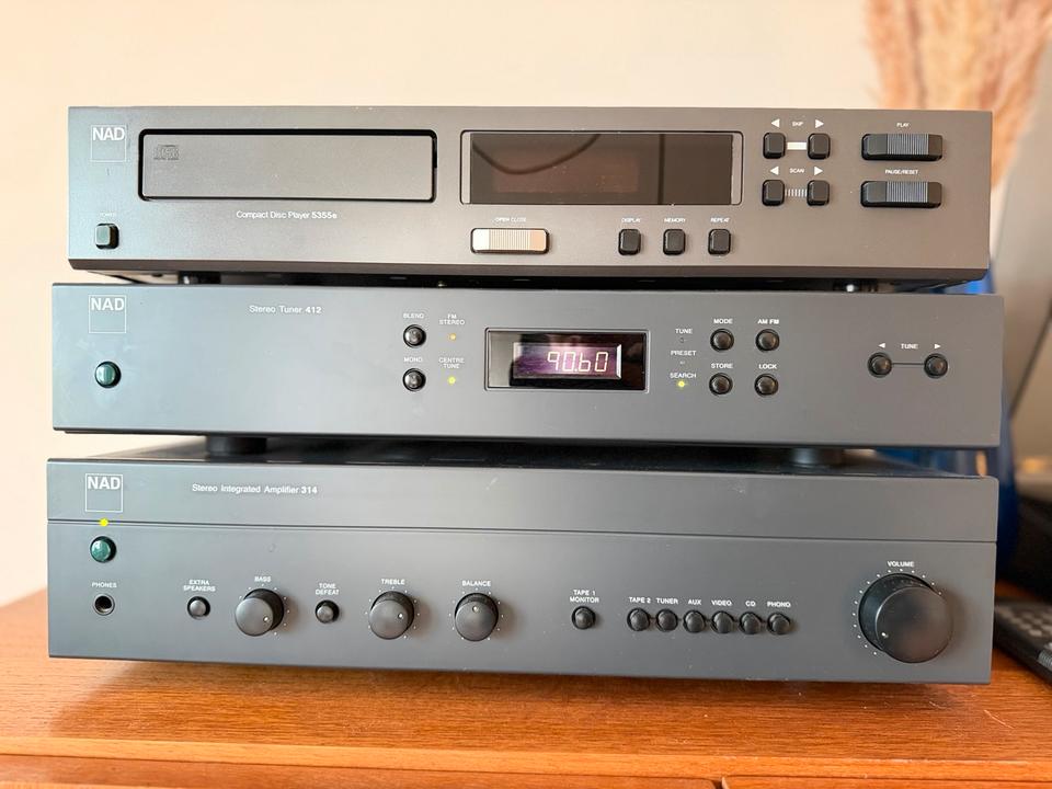 NAD 314 HiFi Set | Telefunken TS 860 | B&W 601 + Ständer – Ansicht 2
