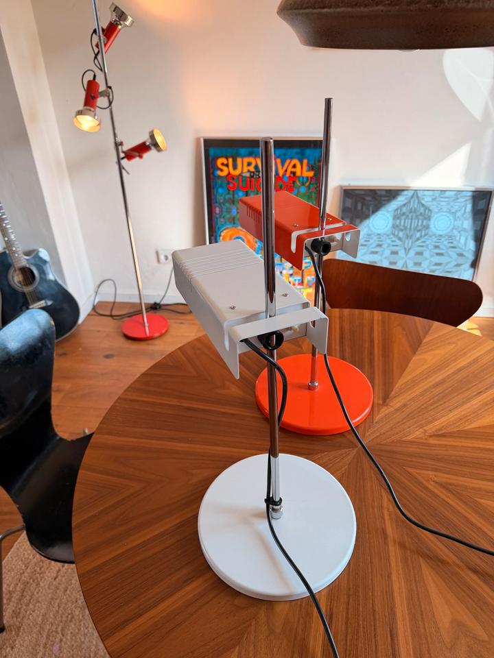 Duo Vintage 70er Schreibtischlampen Space Age Architektenlampe – Ansicht 3