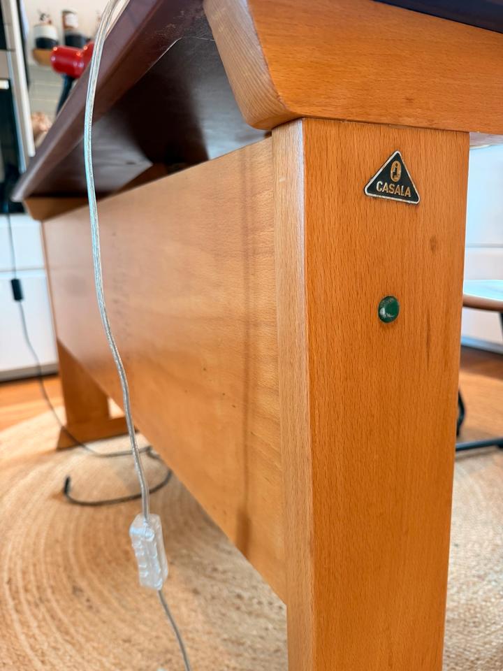 Vintage Casala Schreibtisch/Schulbank|  2 x Flötotto | Aufgearb. – Ansicht 7