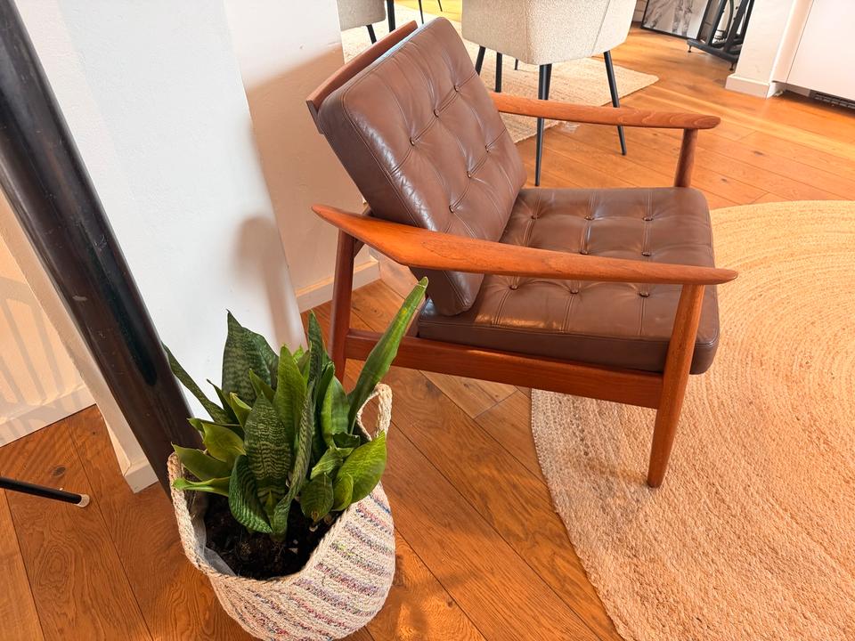 Arne Vodder FD 164 Lounge Chair | CADO Denmark | Teak & Leder – Ansicht 14