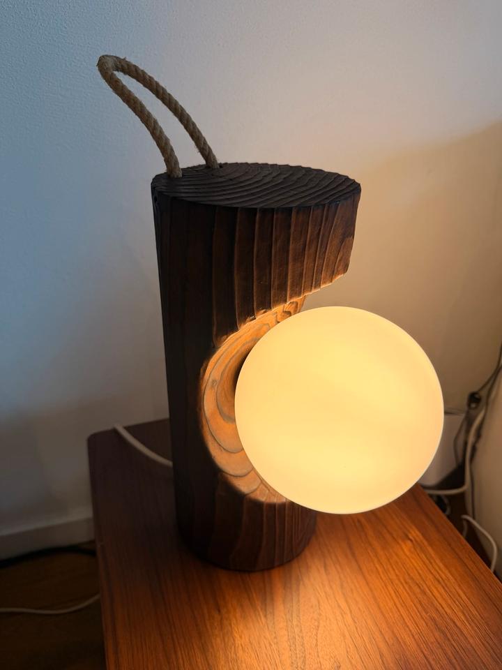 Vintage Original Temde Typ 16 Tischlampe/Wandlampe | Brutalismus – Ansicht 8