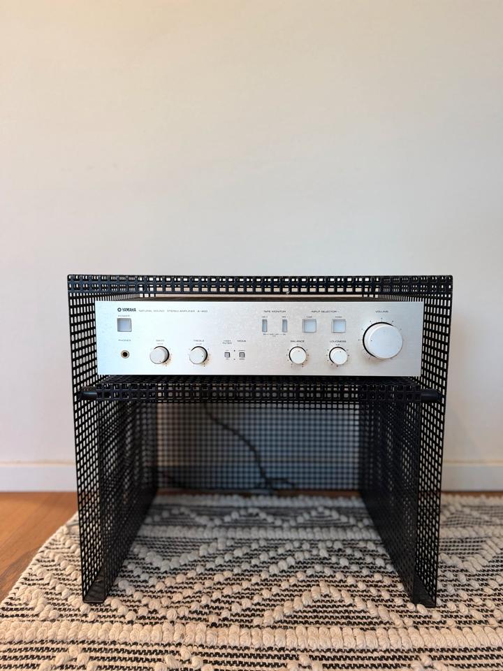 Yamaha P-350 + A-450 HiFi-Set mit Metallrack | 80er Jahre